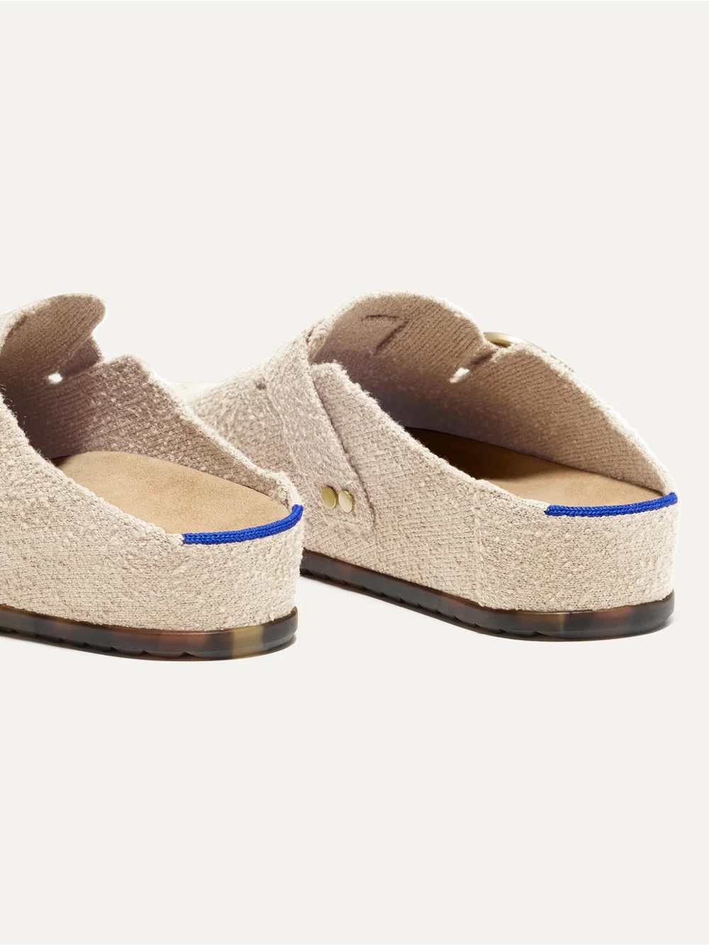 Rothy’s Buckle Clog in Honeybun Bouclé - Picture 2 of 10
